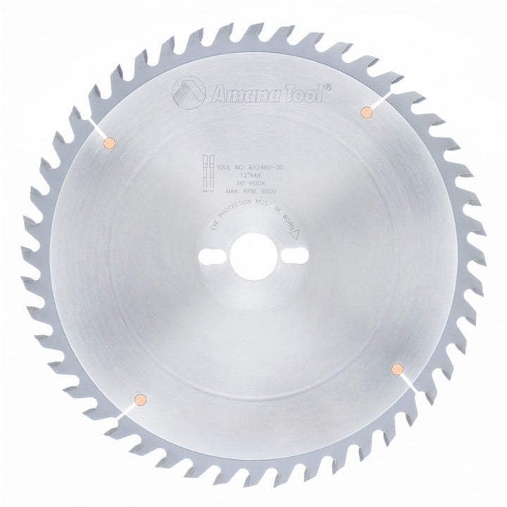 Amana Tool. General Purpose Cut-Off Blade - 12" Dia x 48T ATB - 15° | 612480-30 