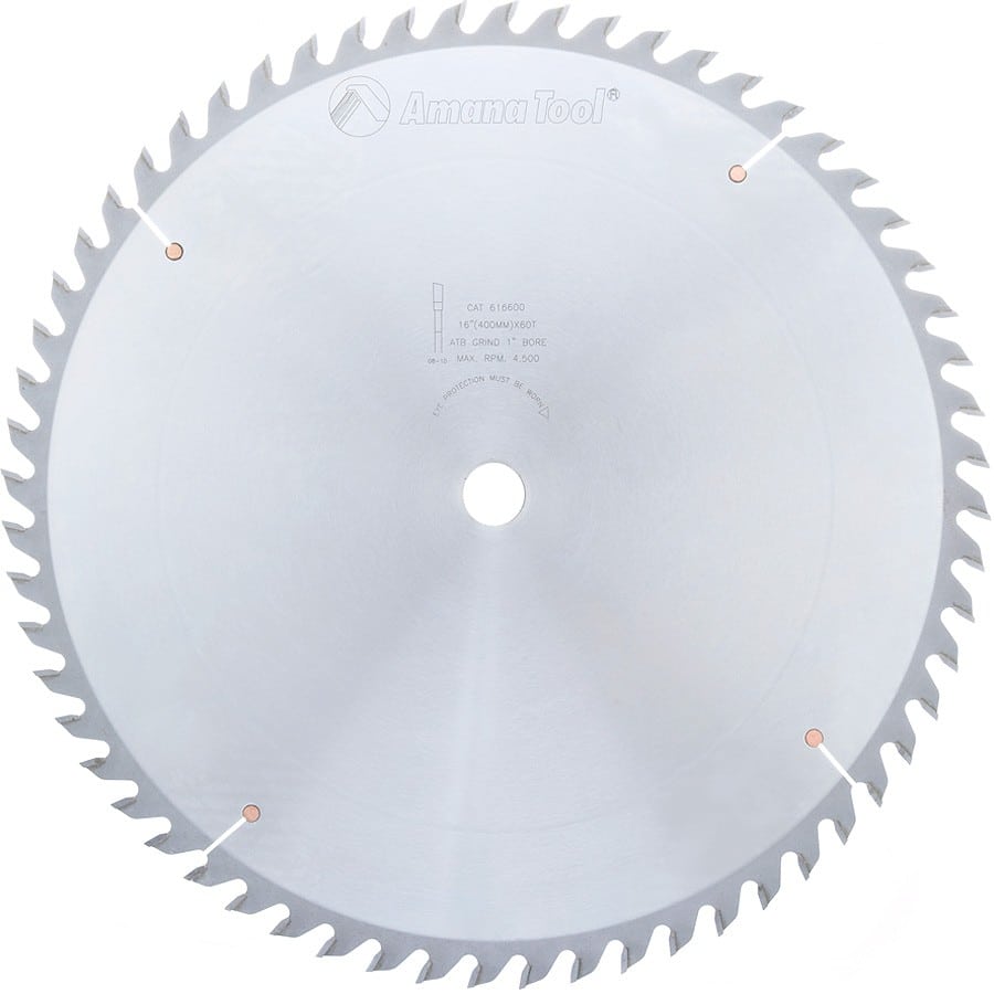 Amana Tool. General Purpose Cut-Off Blade - 16" Dia x 60T ATB - 15° | 616600 