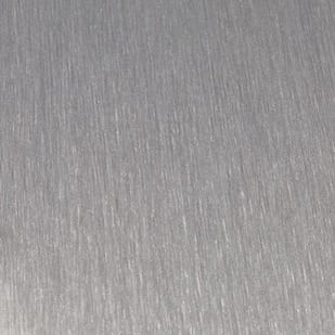  Brite Brushed Natural Aluminum - 6256 - Wilsonart DecoMetal Laminate 