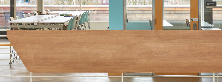 6995 Cherry Walnut Table - Formica Laminate 