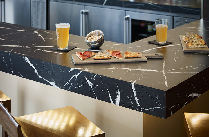 7403 Nero Marquina Formica Laminate Bar Top