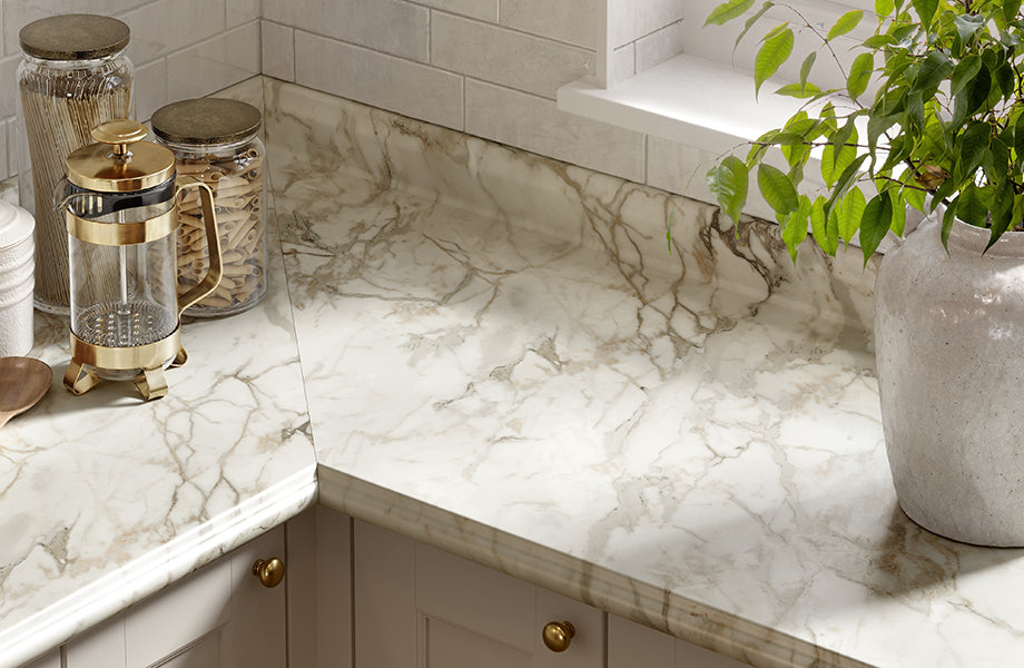White Capraia Marble - 7606 - Formica 180fx Laminate Sheets