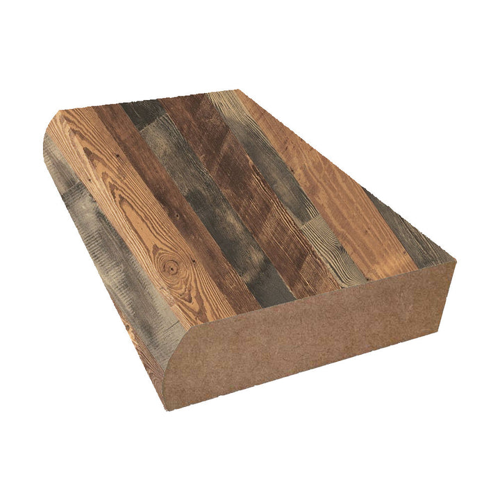 Antique Bourbon Pine - 8215 - Wilsonart Laminate Decorative Bullnose Edge