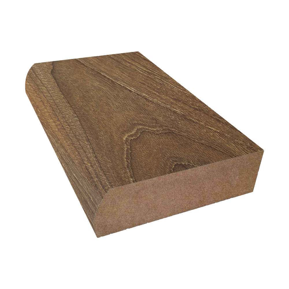 Natural Elm Tobacco - 1528 - Feeney Laminate Decorative Bullnose Edge