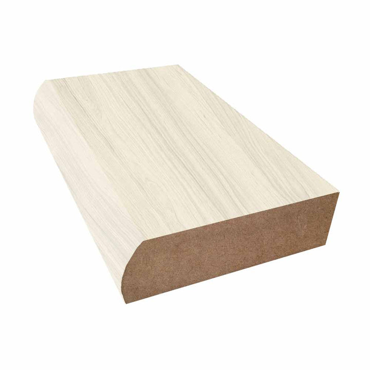 White Cypress - 7976 - Wilsonart Laminate Decorative Bullnose Edge