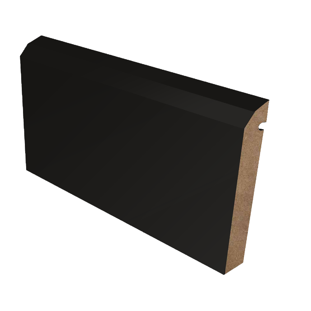 Black - 2110 - Gloss Finish Feeney Laminate Bevel Edge Backsplash 