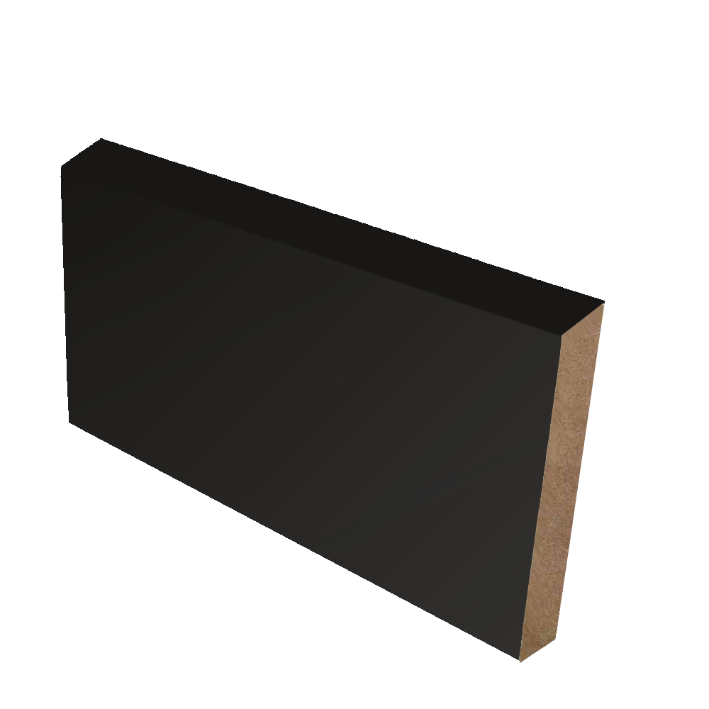 Black - 2110 - Gloss Finish Feeney Laminate Square Edge Backsplash 