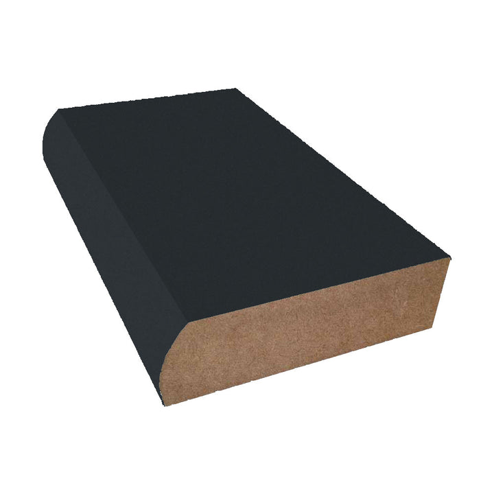 Black - 1595 - Wilsonart Laminate Decorative Bullnose Edge