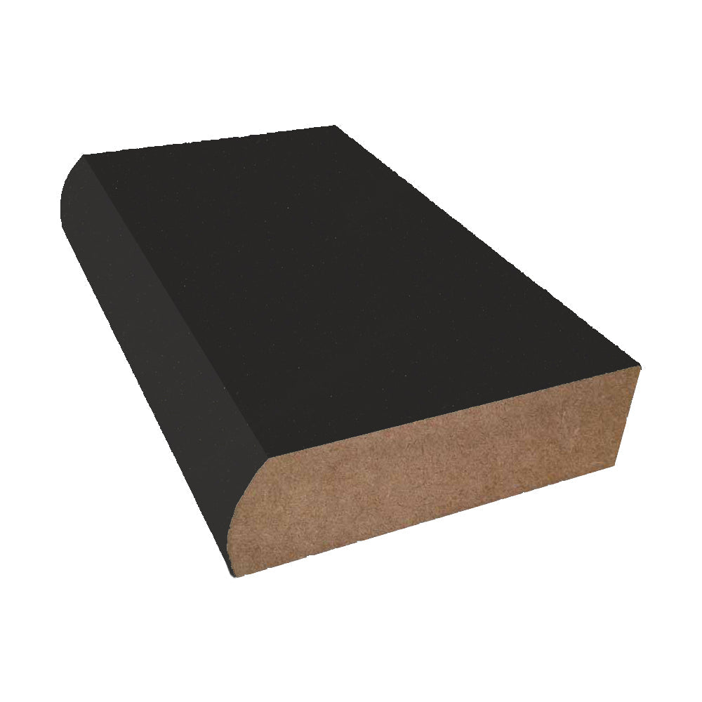 Black Recycled Kraft - 9685 - Formica Laminate Decorative Bullnose Edge