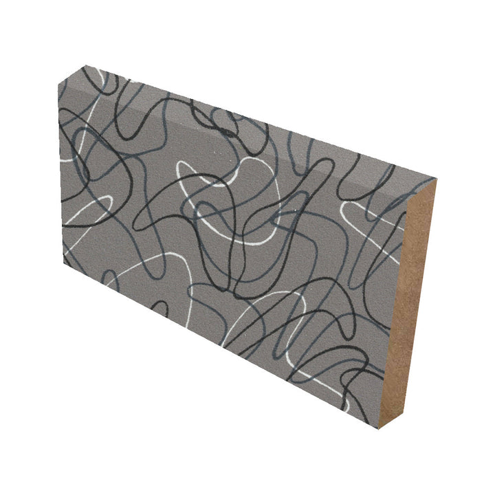 Charcoal Boomerang - 6942 - Formica Laminate Square Edge Backsplash