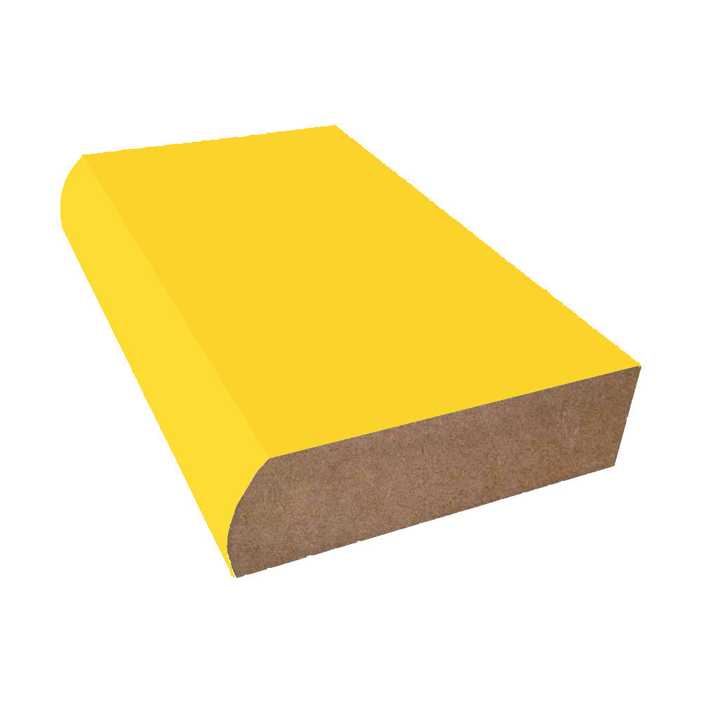 Chrome Yellow - 1485 - Formica Laminate Decorative Bullnose Edge