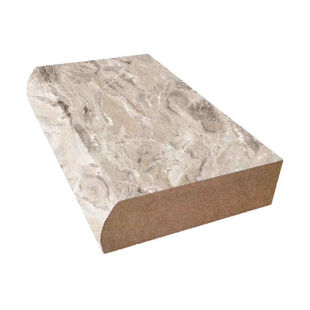 Cipollino Bianco - 1881 - Wilsonart Laminate Decorative Bullnose Edge