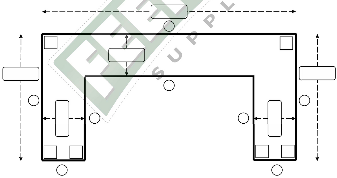 Laminate Countertop - U Shape