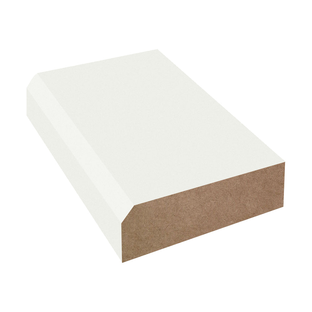 Designer White - D354 - Wilsonart Laminate Decorative Bevel Edge