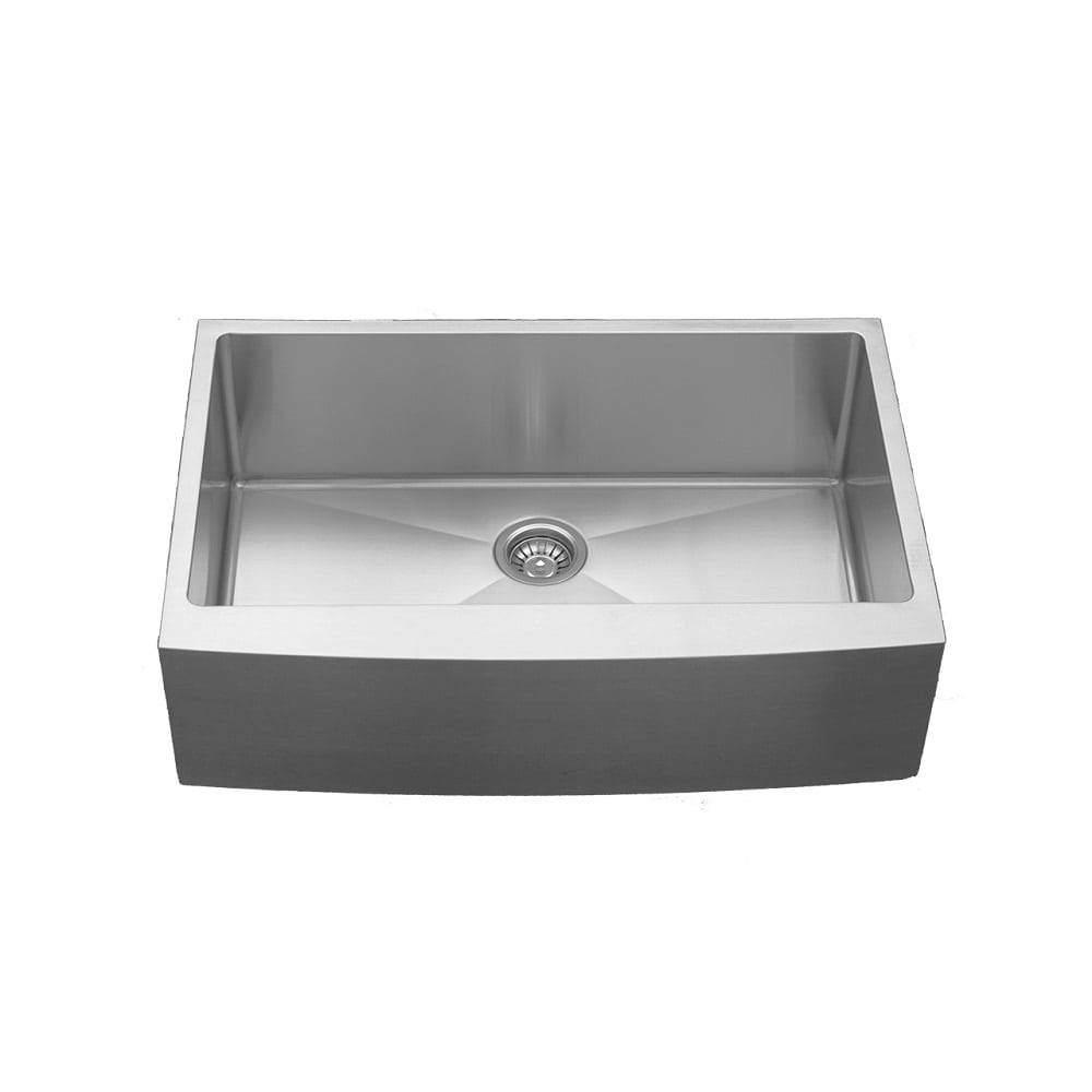 Karran Farmhouse Apron Front Stainless Single Bowl Sink - Elite EL-84