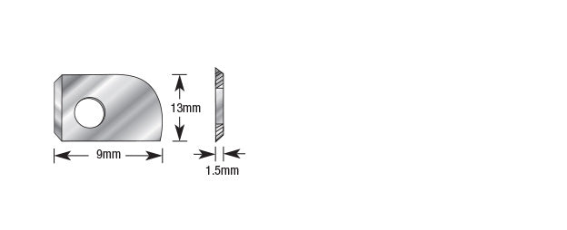 Amana Tool. Replacement Knives | 1⁄4 Radius for RC-45910 | RCK-266 