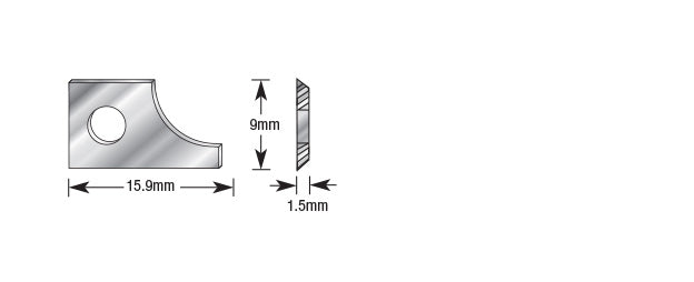 Amana Tool. Replacement Knives | 1⁄4 Radius for RC-49504 | RCK-272 