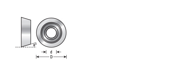 Amana Tool. Ultra-Glide High PRFM Ball Bearing Guide Assemblies | 1 Overall Dia x 1⁄4 Inner Dia x 5°Taper | 47733