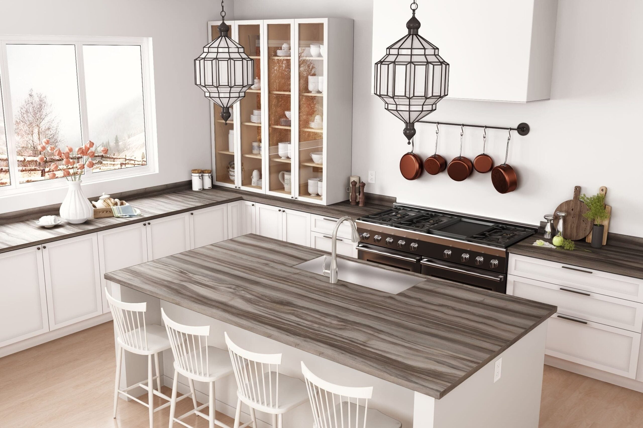 Woodland Marble - 3703 - Formica 180fx Laminate Samples