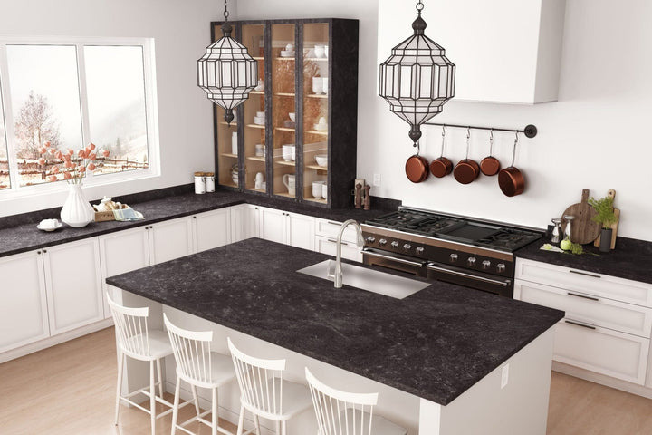 Slate Noir - 3711 - Traditional Kitchen Countertops 