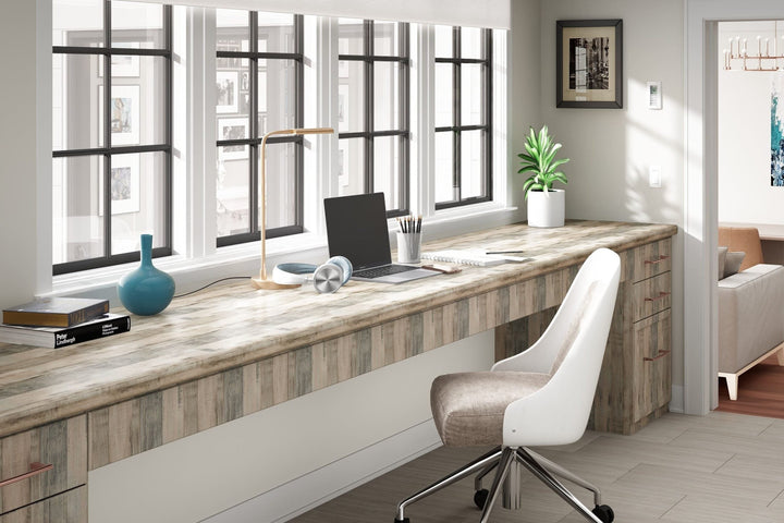 Seasoned Planked Elm - 6477 - Home Office