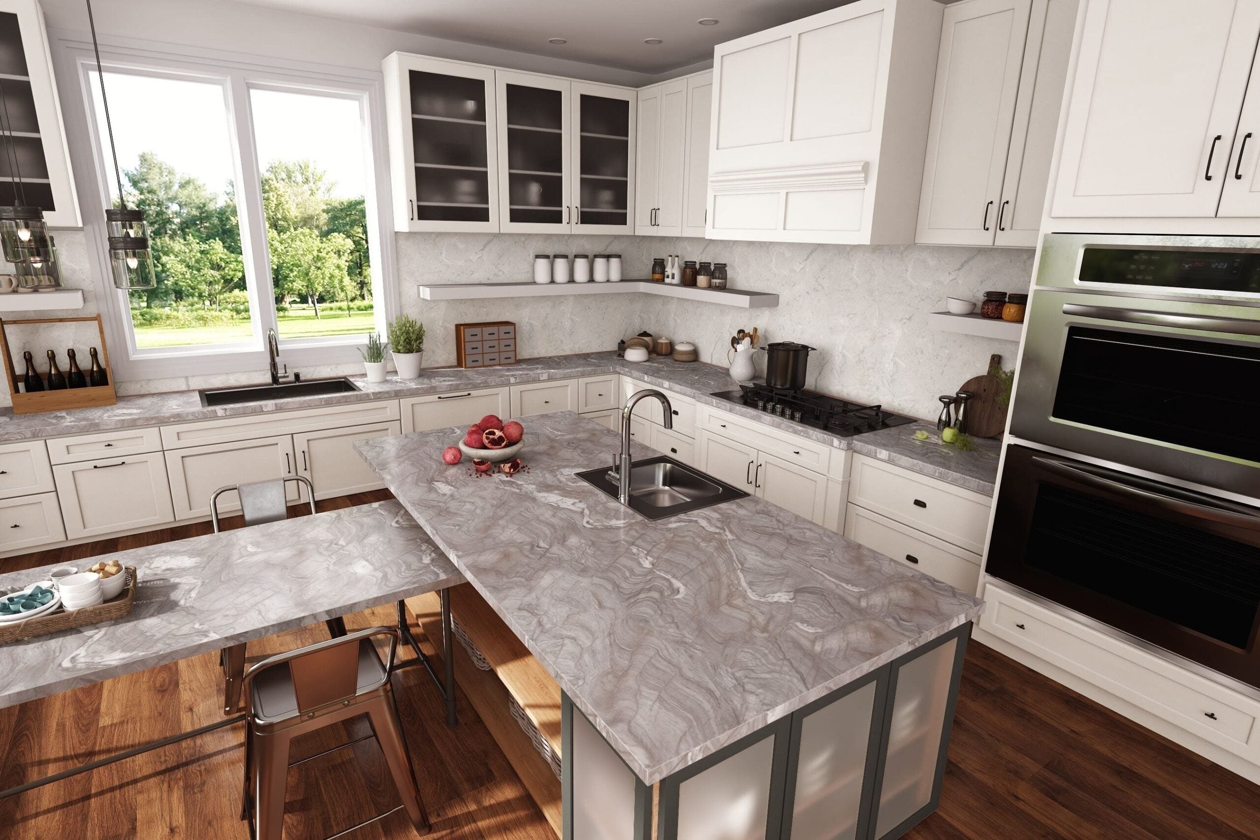 Neapolitan Stone - 7404 - Formica 180fx Laminate Sheets Neapolitan Stone - 7404 - Formica 180fx Laminate Sheets