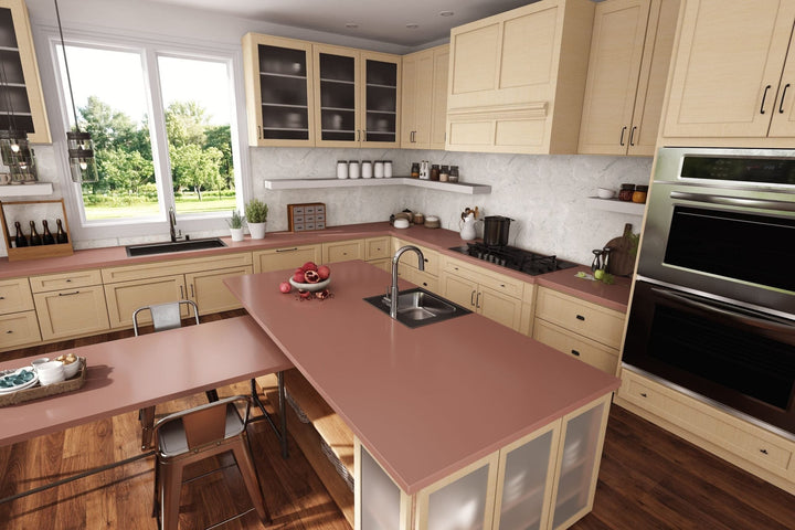 Blush - 8238 - Gloss Finish - Kitchen Countertops