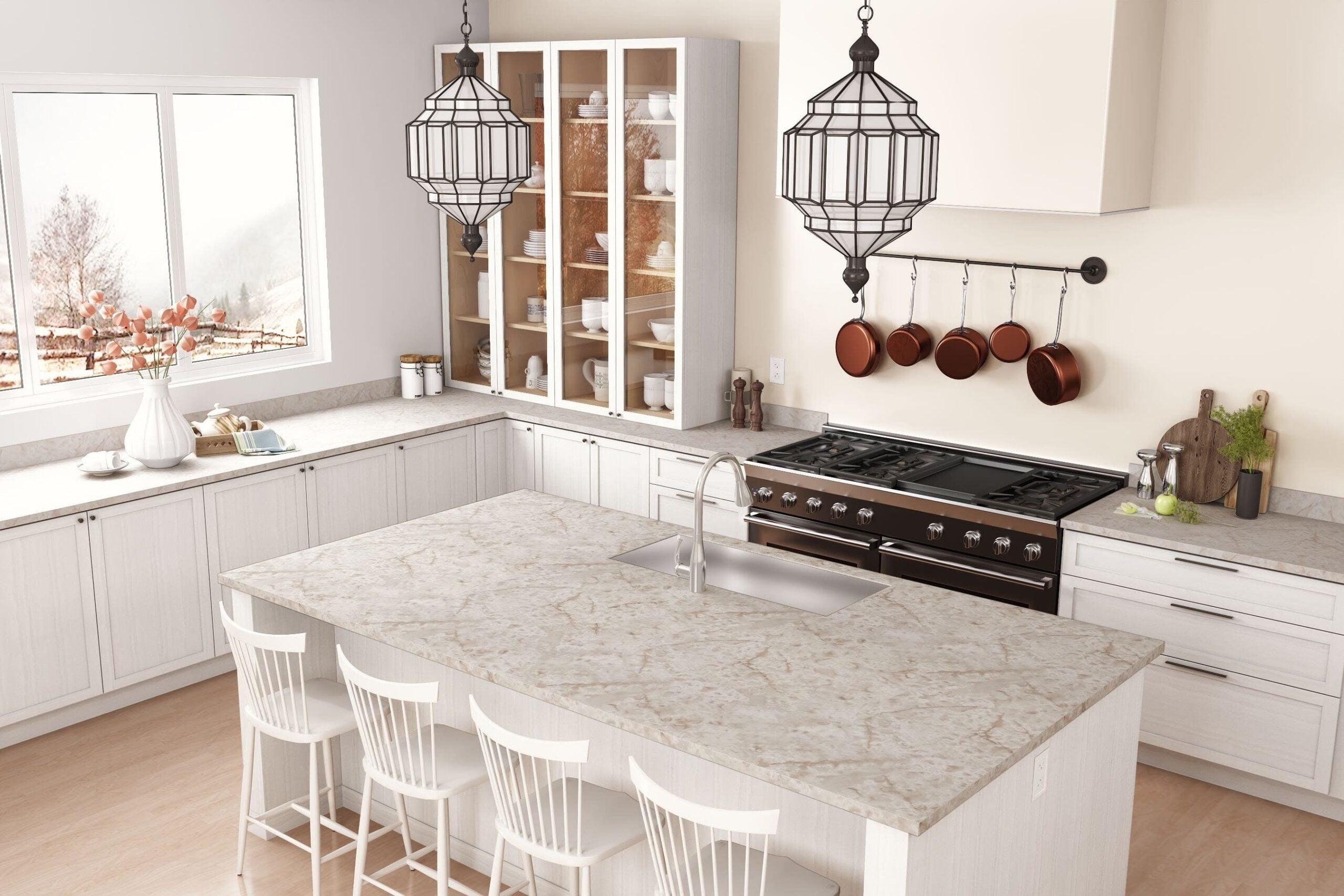 Layered White Sand - 9512 - Formica Laminate Sheets – Cabinetmaker