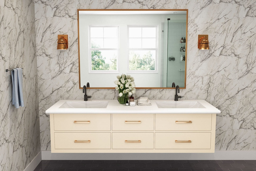 Quartzite Bianco - 9536 - Bathroom