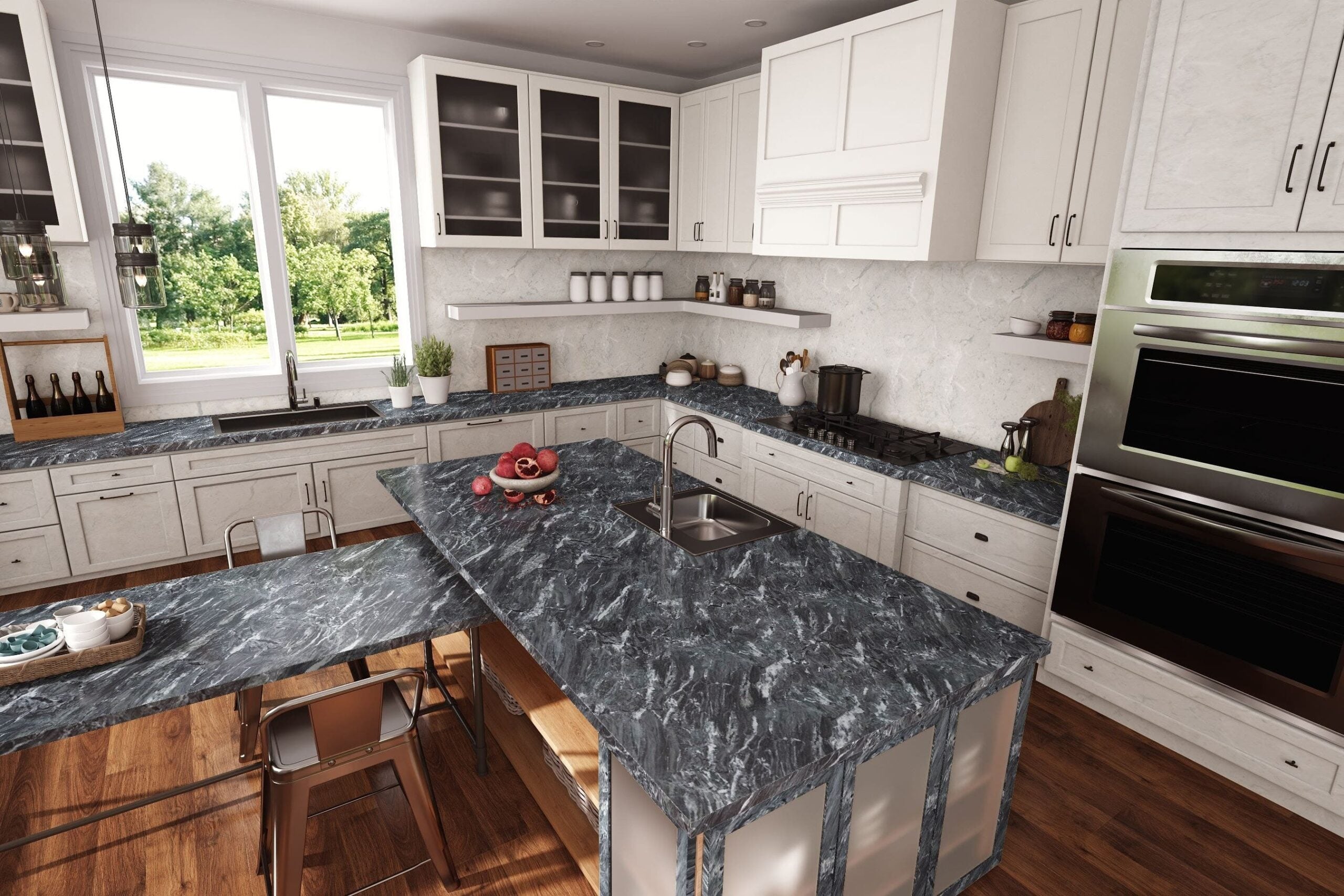 Stormy Night Granite - 9537 - Formica 180fx Laminate Samples