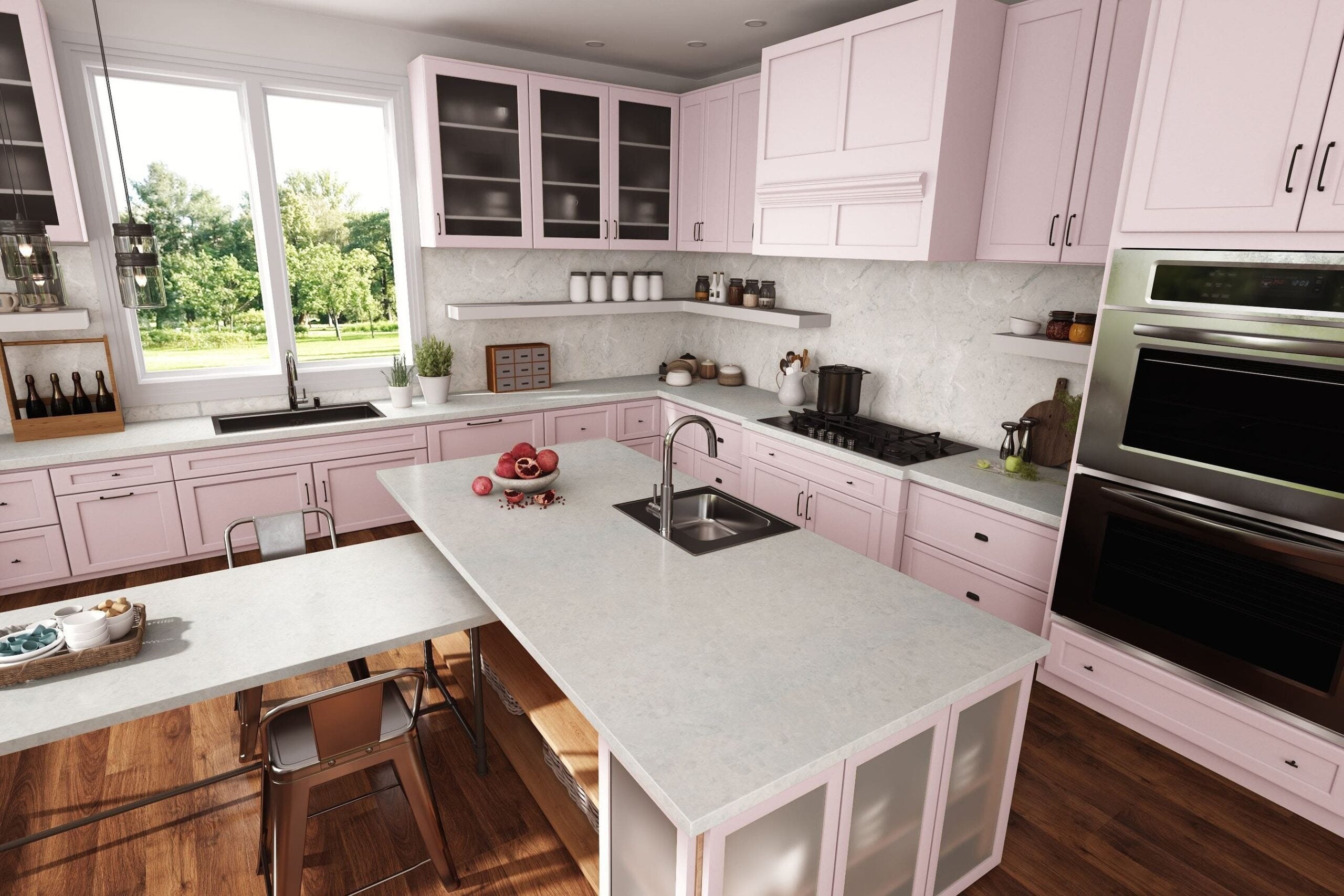 Just Rose - 8858 - Formica Laminate Samples – Cabinetmaker Warehouse