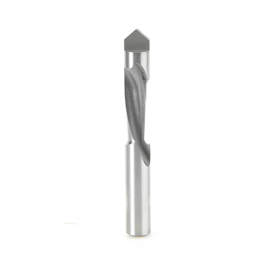 Amana Tool. High Speed Steel Router Bit | 3⁄8 Dia x 3⁄4 x 3⁄8"Shank Spiral | HSS11001 