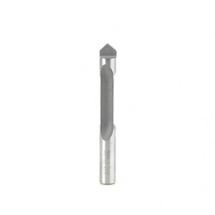 Amana Tool. High Speed Steel Router Bit | 3⁄8 Dia x 3⁄4 x 3⁄8 Shank Straight | HSS11002 