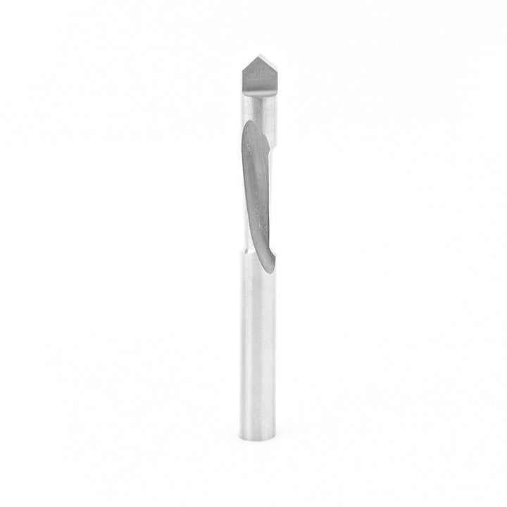 Amana Tool. High Speed Steel Router Bit | 1⁄4 Dia x 5⁄8 x 1⁄4"Shank Spiral | HSS11003 