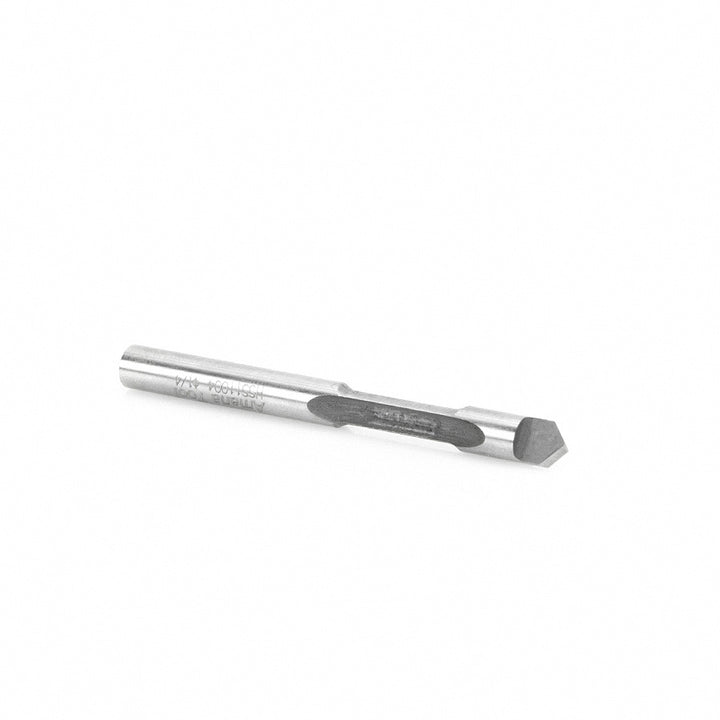 Amana Tool. High Speed Steel Router Bit | 1⁄4 Dia x 5⁄8 x 1⁄4" Shank Straight | HSS11004 