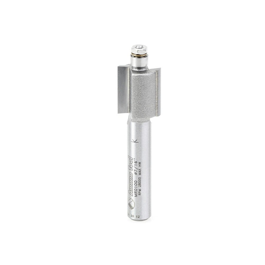 Miniature Rabbet Router Bit | 7⁄16 Dia x 1⁄2 x 1⁄4