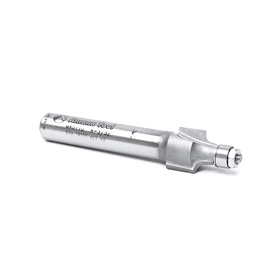 Miniature Corner Rounding Router Bit | 3⁄32 Radius x 3⁄8 Dia x 3⁄8 x 1 ...
