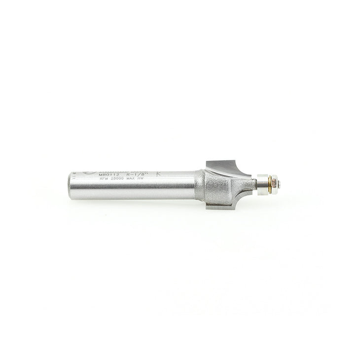 Amana Tool. Miniature Corner Rounding Router Bit | 1⁄8 Radius x 7⁄16 Dia x 3⁄8 x 1⁄4"Shank | MR0112 