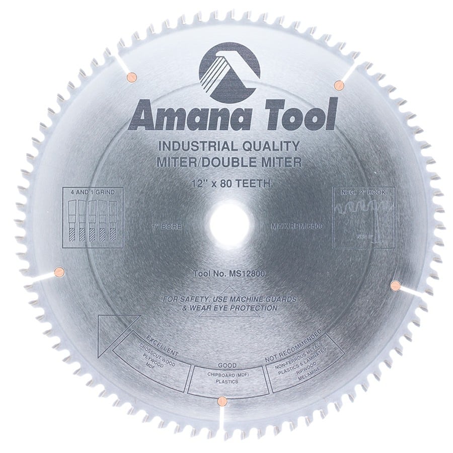 Miter / Double Miter Blade with Raker - 12