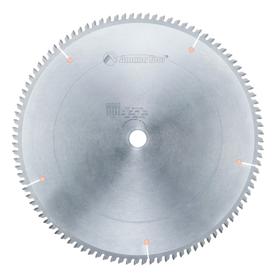 Miter / Double Miter Blade with Raker - 15