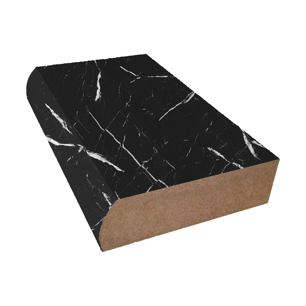 Nero Marquina - 7403 - Formica 180fx Laminate Decorative Bullnose Edge