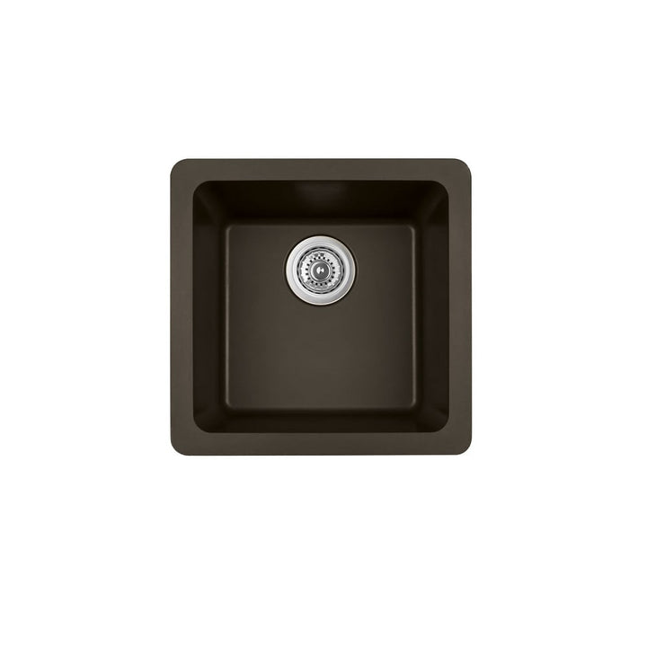 Brown Karran Undermount Bar / Prep Sink - Quartz Q-315