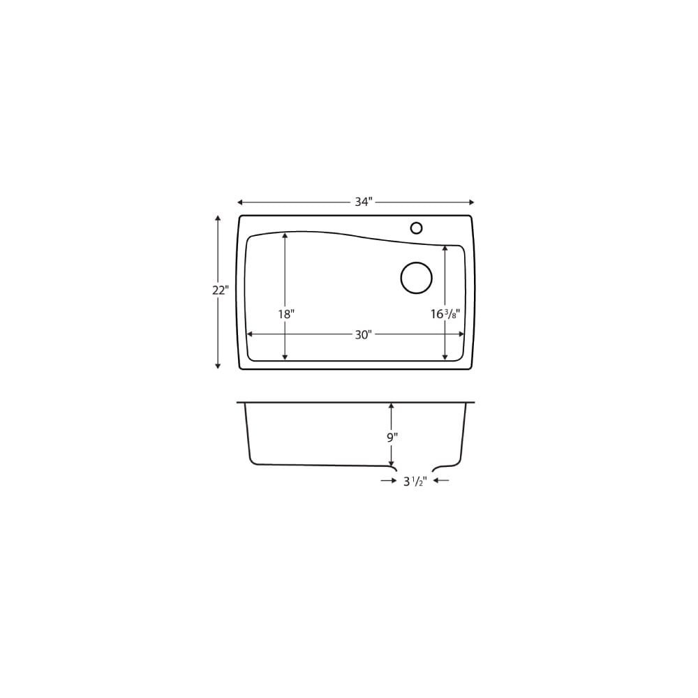 Draw/Dimensions of Quartz QT-722