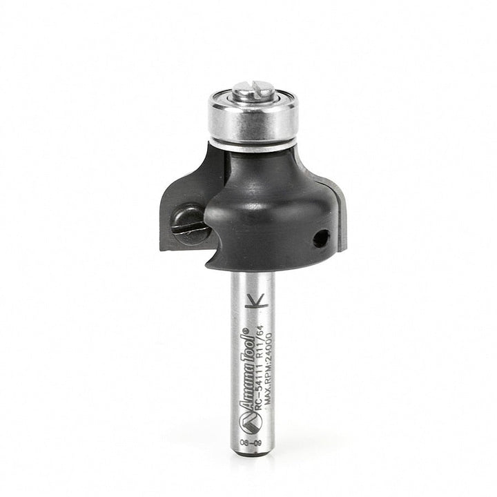 Amana Tool. Ogee Fillet Insert Router Bit | 3⁄16 Radius x 1 1⁄32 Dia x 5⁄8 x 1⁄4" Shank | RC-54111 