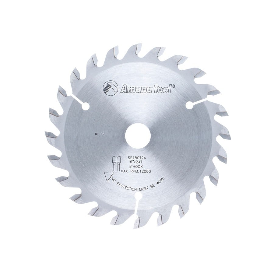 Amana Tool. Conical Type Scoring Sets - 150mm Dia x 24T ATB - 8° - 20mm Bore | SS150T24 