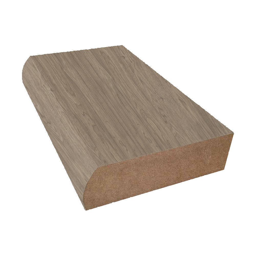 Taupe Walnut - 5787 - Formica Laminate Decorative Bullnose Edge