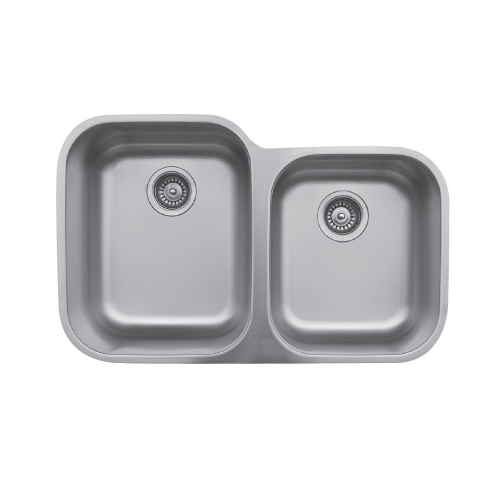 U-6040R | Karran Stainless Steel Large/Small Bowl Undermount Sink ...