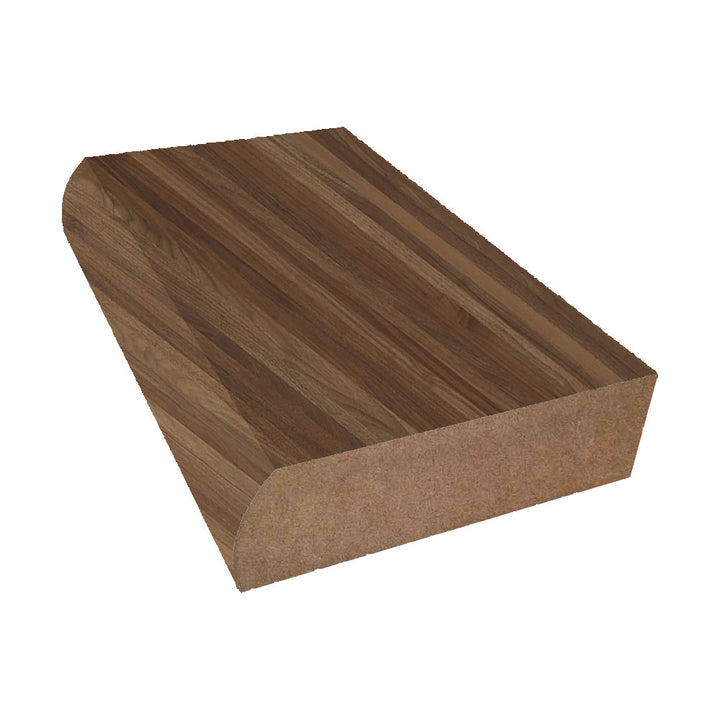 Walnut Butcherblock - 3712 - Formica Laminate Decorative Bullnose Edge