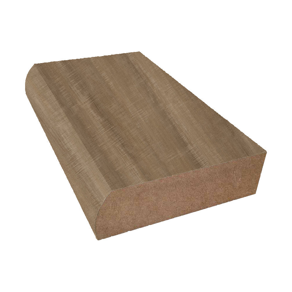 Washed Char - 8222 - Wilsonart Laminate Decorative Bullnose Edge