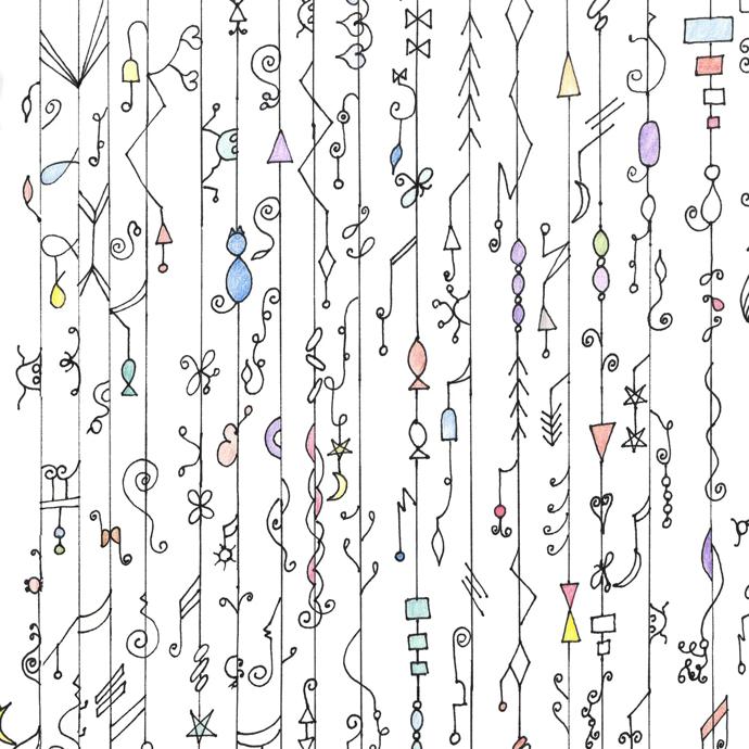 Restful Doodles - Y0791 - Wilsonart Virtual Design Library Laminate Sheets